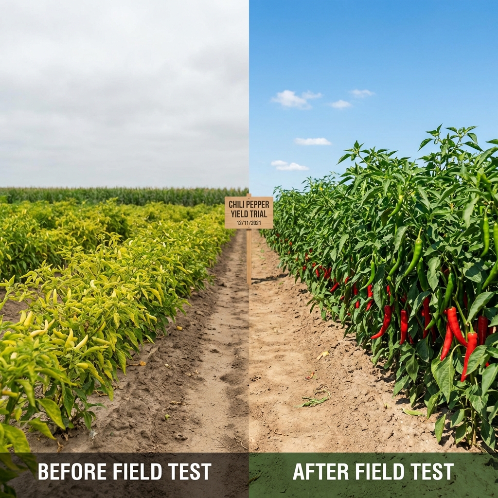 Chili demonstration plots in Bali showing proven results